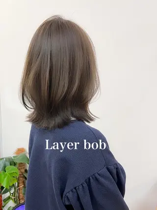 ミディアム カラー tender hair salonのヘアスタイル