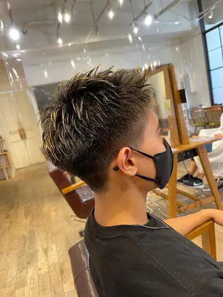 ショート カラー メンズ 🧞‍♂️早志 陸哉🧞‍♂️のヘアスタイル