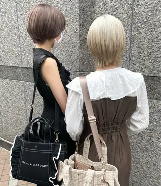 ショート カラー 美髪矯正・レイヤー 倉友哉のヘアスタイル