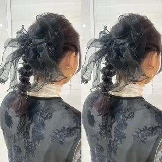 ミディアム Rio🎀ブリーチ なし透明感♡顔周り♡のヘアスタイル