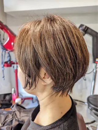ショート カラー お悩み改善 美容師✂鷲田竜也のヘアスタイル