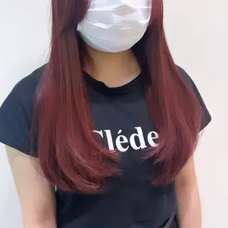 ロング カラー ヘアアレンジ 🇰🇷韓国スタイル レイヤー/ayanaのヘアスタイル
