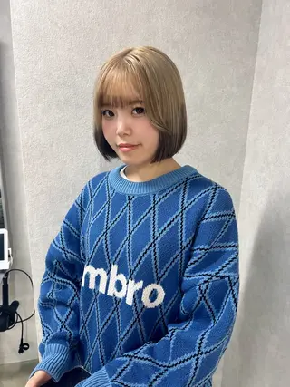 ショート ワンホンヘア/ 透明感カラー/ゆうとのヘアスタイル