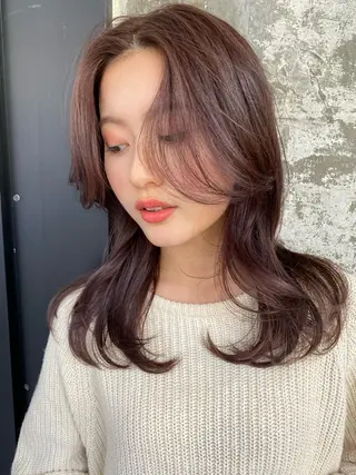 ロング カラー Pia ツボイ ケイタのヘアスタイル