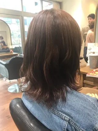 ミディアム カラー アザマ　ヤスカツ _rosso 川口のヘアスタイル