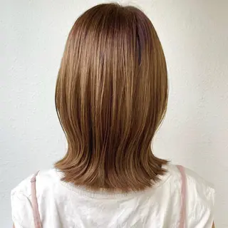 ミディアム 透明感カラー✨ よしの じろうのヘアスタイル