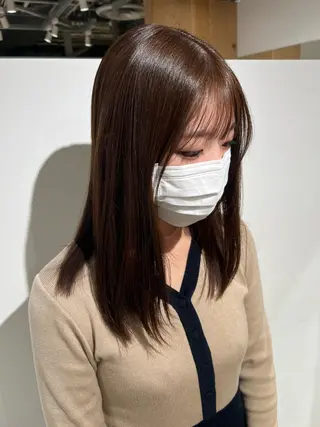 セミロング 艶髪 mayuka💖のヘアスタイル