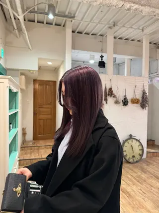 ロング カラー 遠藤 彩美/暖色系カラーのヘアスタイル