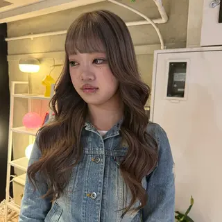 ロング カラー ヘアアレンジ 海外/ハイトーン🪽 ☯️ami☯️のヘアスタイル