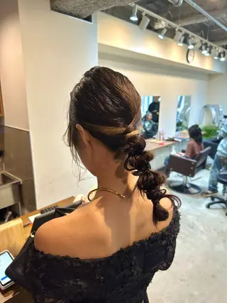 ミディアム 縮毛矯正+モテカラー 🎀✨MIHOのヘアスタイル
