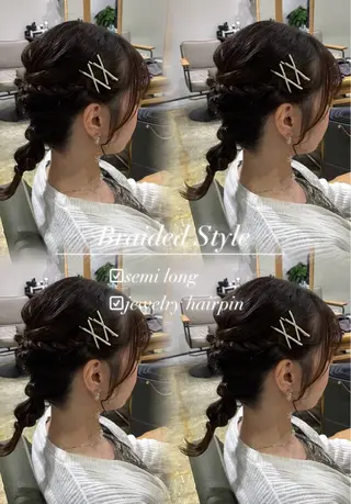 セミロング 🖤keina🖤 詳細必読:*･のヘアスタイル