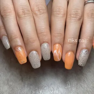 ネイル mks＊nail //  枚方長尾のネイルデザイン