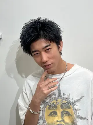 ショート メンズ メンズ特化パーマ &カラー🔥小倉大和のヘアスタイル