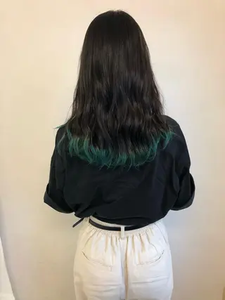 ロング 美髪矯正・レイヤー 倉友哉のヘアスタイル