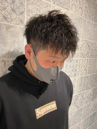 メンズ ✨縮毛矯正✨レイヤー ホウダカズヒロのヘアスタイル