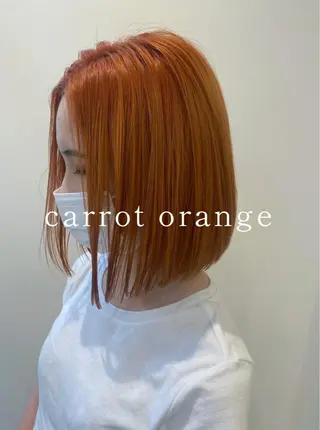 ショート カラー 小顔レイヤー/ ベージュ🤍Rieのヘアスタイル