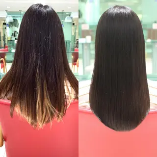 セミロング onishi yoshinaoのヘアスタイル