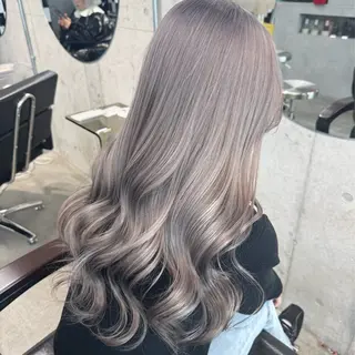 ロング カラー パーマ ヘアアレンジ メンズ キッズ 💖オタク美容師 ꒰ঌ♡モモ♡໒꒱のヘアスタイル