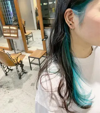 ロング カラー 代表 中島貴志のヘアスタイル