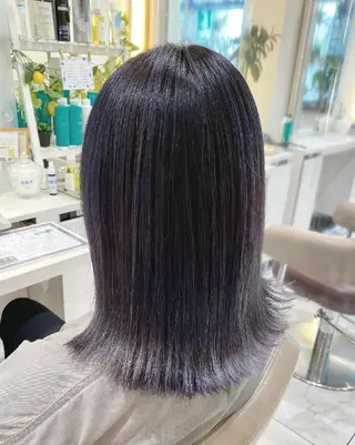セミロング カラー ＡＳＨ大宮/ブリーチ 髪質改善/カラーのヘアスタイル