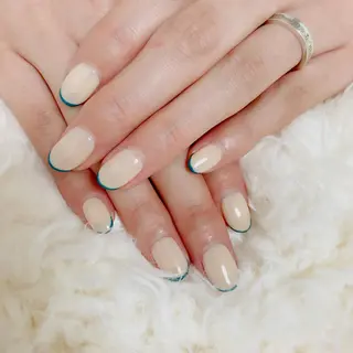 ミディアム カラー ネイル honey meeのネイルデザイン