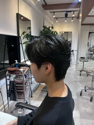 ショート パーマ メンズ fifth/シン🌿 透明感カラー/パーマのヘアスタイル