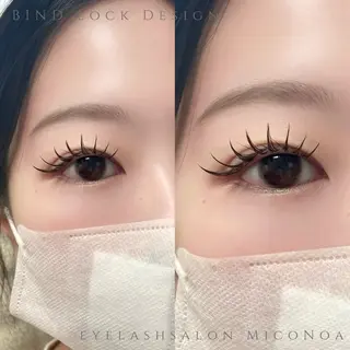 マツエク・マツパ MicoNoa Asamiのマツエク・マツパデザイン