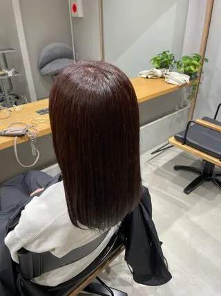 ミディアム 國米 遥生のヘアスタイル