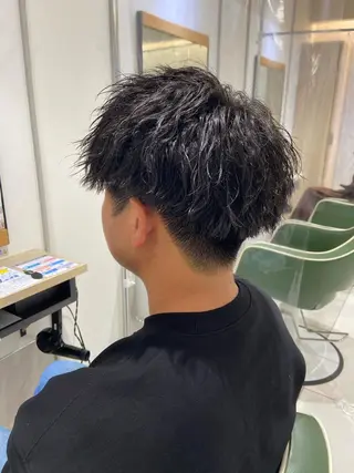 パーマ メンズ 松下 恭佑のヘアスタイル