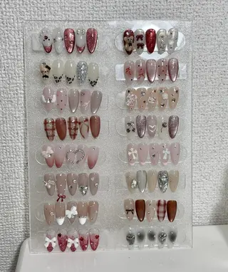 ネイル By moonネイル 🌷ワンホン/韓国風のネイルデザイン