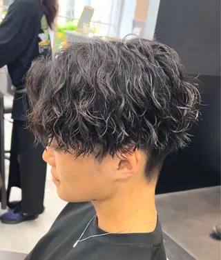 ショート パーマ メンズ 🦩パーマン🦩佐藤 航太のヘアスタイル