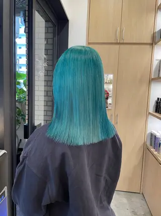 ミディアム カラー 城 健太郎 💎ハイトーンのヘアスタイル