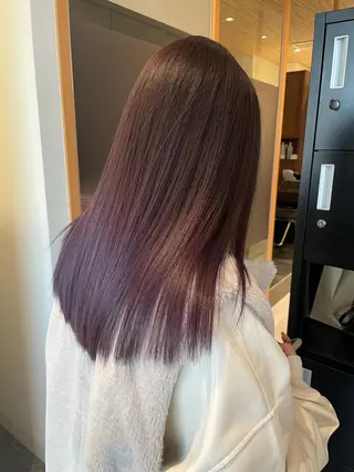 ミディアム カラー ヘアアレンジ アイブロウ ミニボブ/ブリーチ 🌈MISATOのヘアスタイル