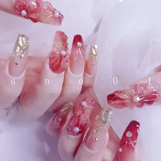 ネイル 梅田🦄中崎町🩵 u n o 0 1のネイルデザイン