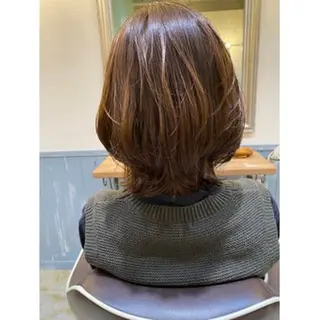 ミディアム スタイリスト まことのヘアスタイル