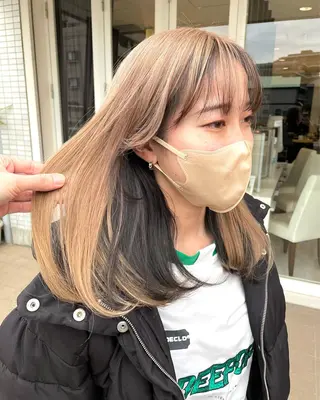 セミロング 武田 清久のヘアスタイル