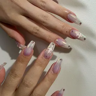 ネイル パラあり！フィルイン 美フォルムのネイルデザイン