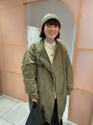 ショート パーマ 前原  千尋のヘアスタイル