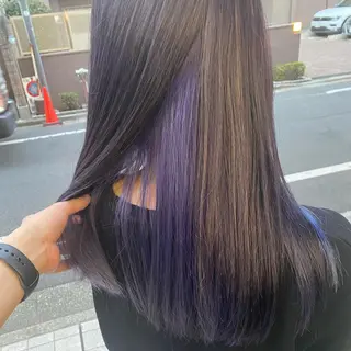 ロング カラー ハイトーン/デザイン hirokiのヘアスタイル