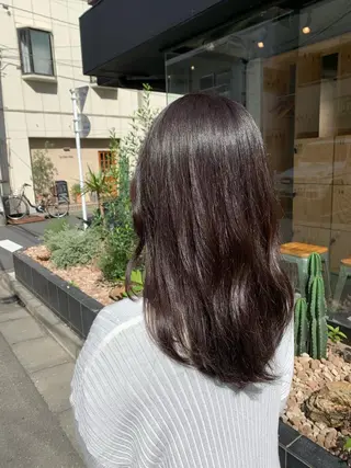 ミディアム カラー パーマ ヘアアレンジ メンズ ネイル マツエク・マツパ Sia中野新橋 『JUNYA』のヘアスタイル