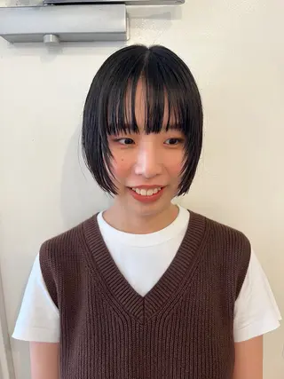 ショート カラー ✴︎UNU ✴︎モエカのヘアスタイル