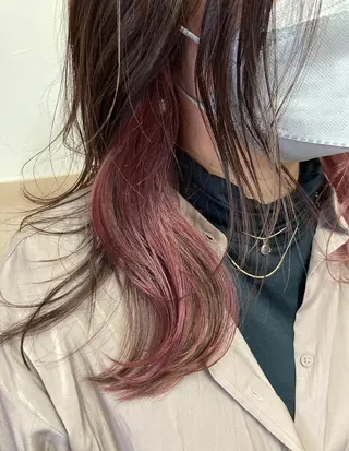 セミロング カラー ヘアと眉Otsuka Hikari💆‍♀のヘアスタイル