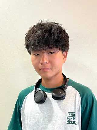 パーマ メンズ 茅ヶ崎パーマ特化/ スパイラル/ハルキのヘアスタイル