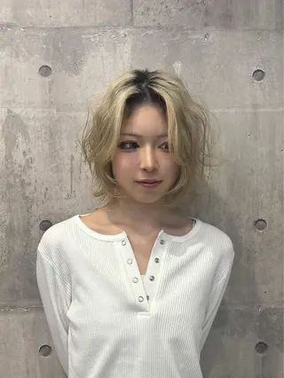 ショート ボブ/ブリーチなし艶 カラー🫧sHOMaのヘアスタイル