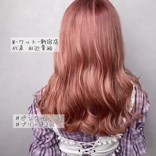 セミロング カラー パーマ ヘアアレンジ 🫧代表/新宿駅近/ 限定価格🫧田辺貴裕のヘアスタイル