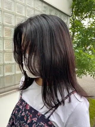 ミディアム 稲熊 あみのヘアスタイル