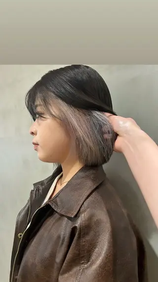 ミディアム カラー タナカ カナ🫧のヘアスタイル