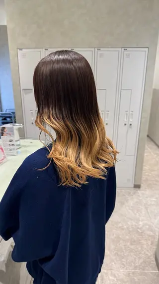 ロング カラー SALOWIN札幌大通り所属・札幌ブリーチカラー/ ダブルカラー/ドイのヘアスタイル