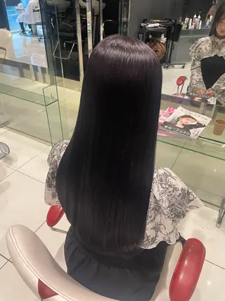 ロング カラー 松葉 小春のヘアスタイル