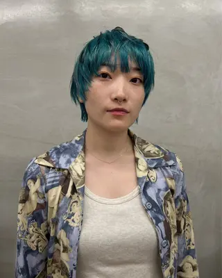 ショート サカモト ナオミのヘアスタイル
